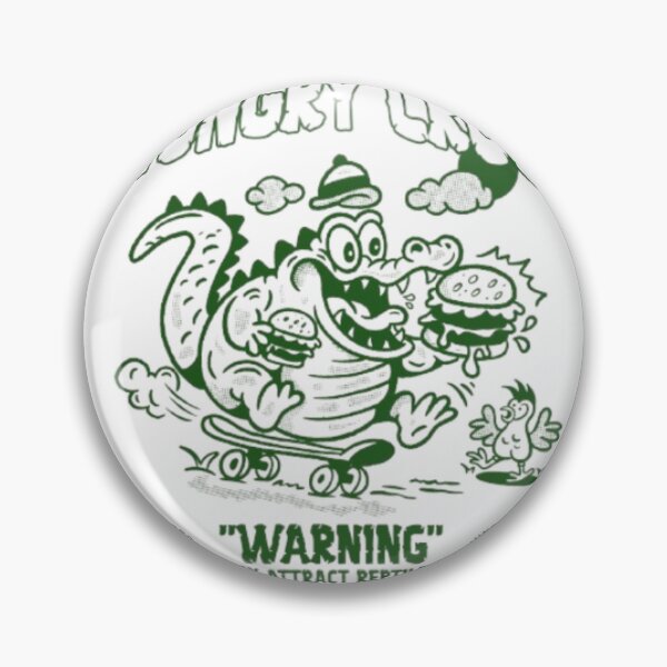 Item preview, Hungry Croc – Retro Food Mascot Design designed and sold by WATEKE.