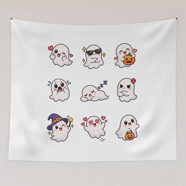 Item preview, Cute Kawaii Ghosts designed and sold by odkocreative.