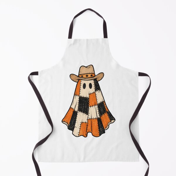 Item preview, Vintage Halloween Spooky Ghost Western Patchwork Cowboy designed and sold by Timeless Bond Designs.