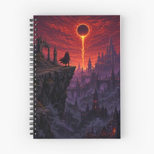 Item preview, Dark Fantasy Pixel Art: Eclipse Overlook designed and sold by bapupa.