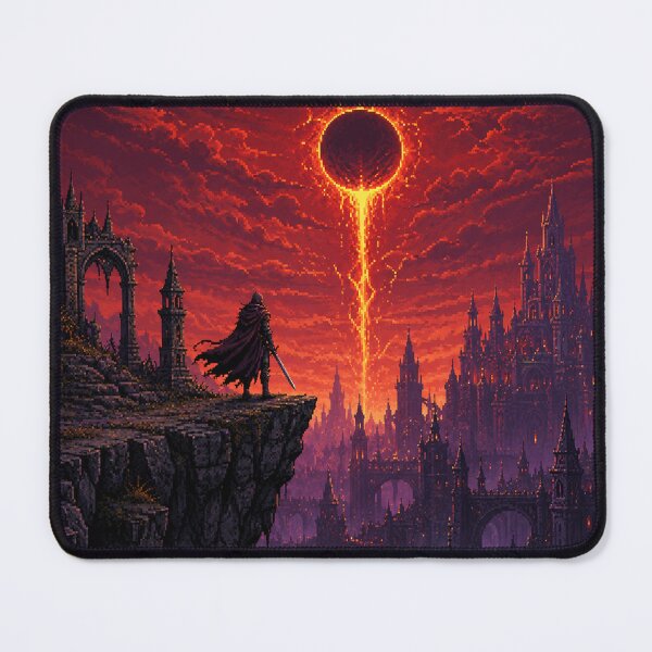 Item preview, Dark Fantasy Pixel Art: Eclipse Overlook designed and sold by bapupa.