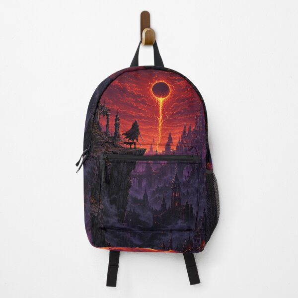 Aperçu de l'œuvre Pixel art fantastique sombre : Eclipse Overlook créée et vendue par bapupa.
