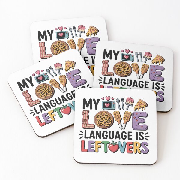 Item preview, My Love Language Is Leftovers - Funny Thanksgiving Food Quote designed and sold by BackTWO.