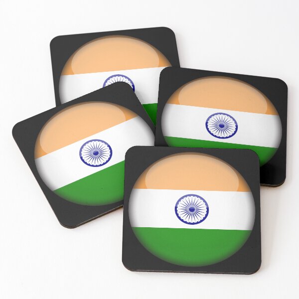 Item preview, India 3D Round Flag Indian Heritage National Pride Design designed and sold by yazdogs.