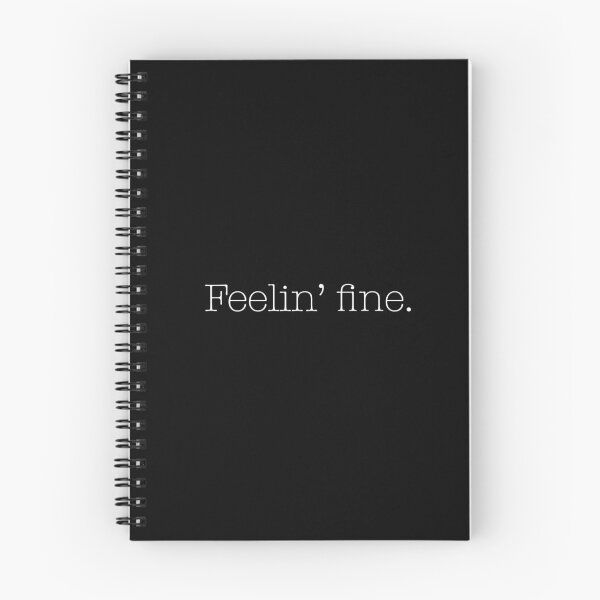 Item preview, Feelin’ Fine - Black Background  designed and sold by The Abysmall.