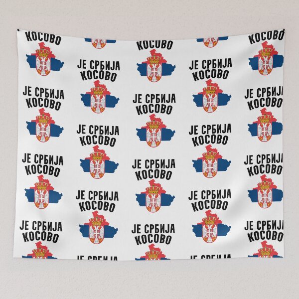 Item preview, Kosovo Is Serbia - Kosovo Serb - Serbian Flag designed and sold by moira-gooch.