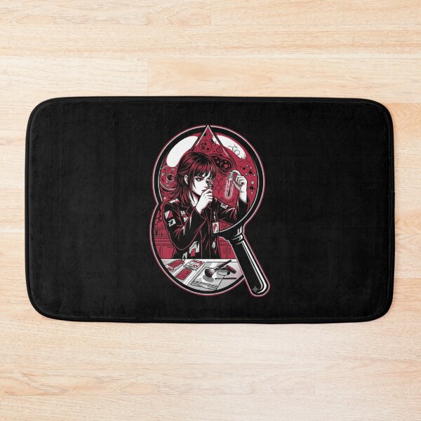 Item preview, Anime Forensic Scientist Blood Splatter Magnifying Glass Crime Lab Aesthetic designed and sold by mood-draftsman.