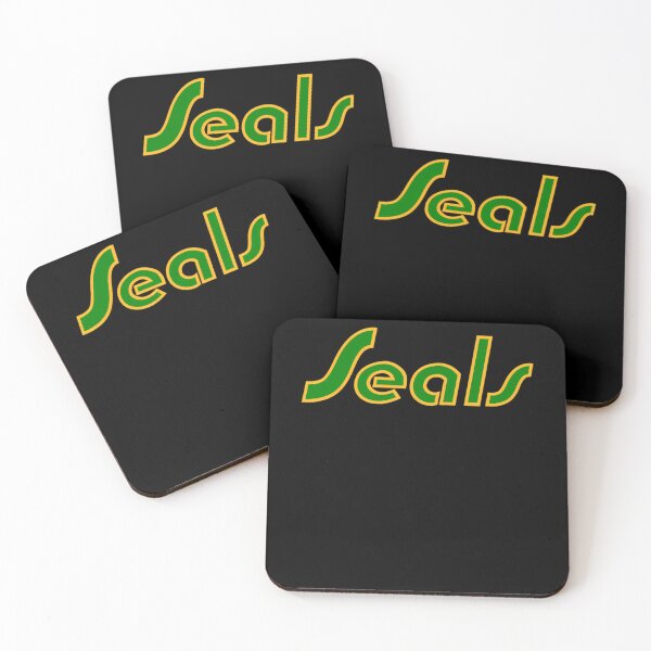 Item preview, Seals Green Yellow Script designed and sold by RIDVAN | Visual Art & Design.