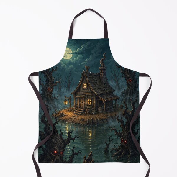 Item preview, Dark Fantasy Pixel Art: Shadowed Marsh Grove designed and sold by bapupa.