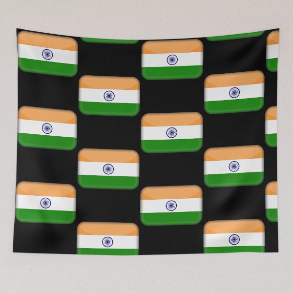Item preview, India 3D Flag Indian Heritage National Pride Design designed and sold by yazdogs.