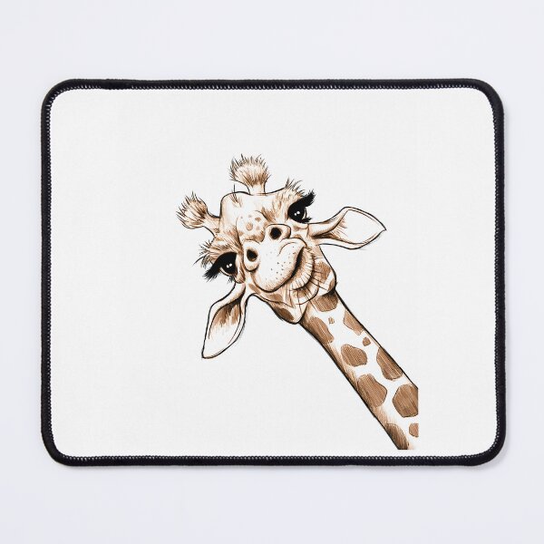 Item preview, Sketch Giraffe Art Pillow designed and sold by zelia-manes.