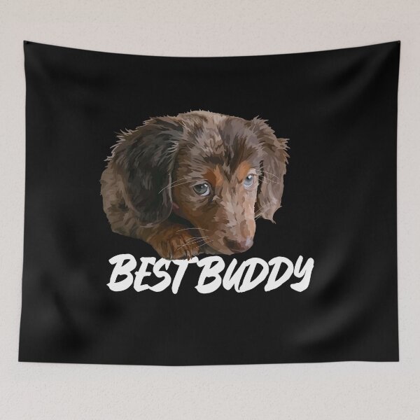 Item preview, Perro salchicha marrón, el mejor amigo. designed and sold by Just-Arts-4U.