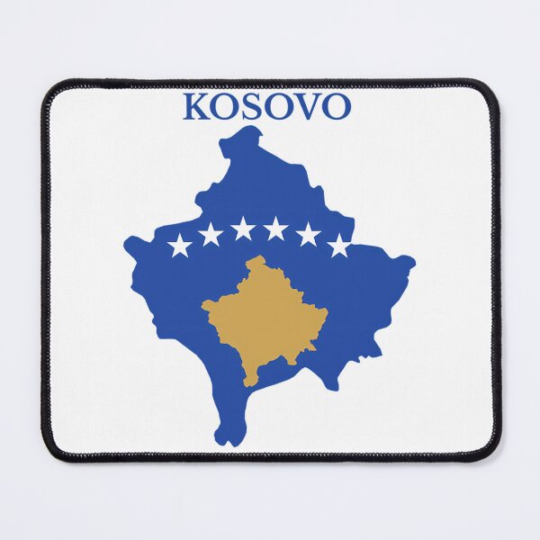 Item preview, Kosovo Map Flag designed and sold by moira-gooch.