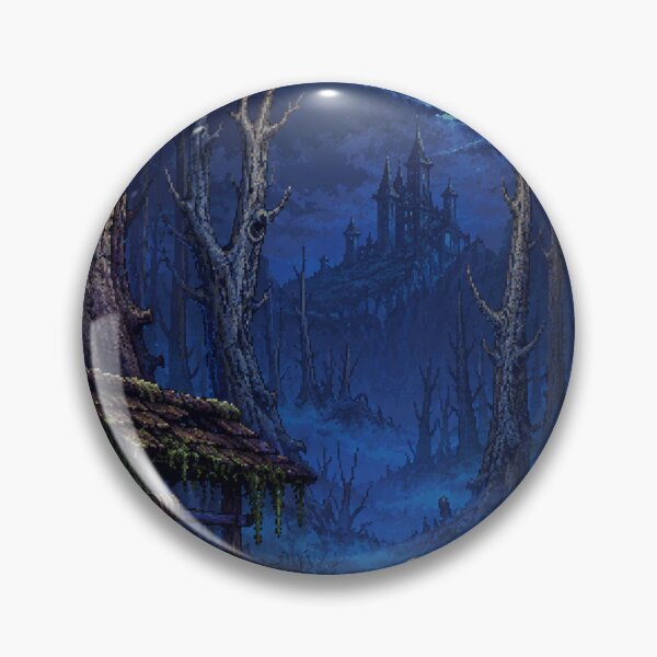 Item preview, Dark Fantasy Pixel Art: Silent Grave Woods designed and sold by bapupa.