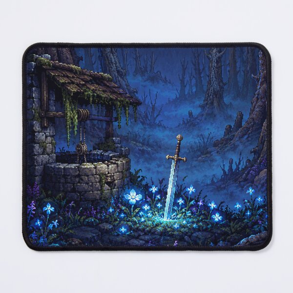 Item preview, Dark Fantasy Pixel Art: Silent Grave Woods designed and sold by bapupa.