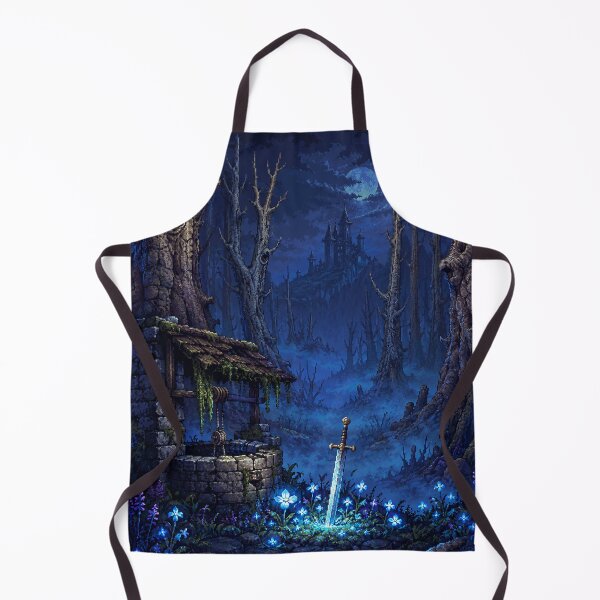 Item preview, Dark Fantasy Pixel Art: Silent Grave Woods designed and sold by bapupa.