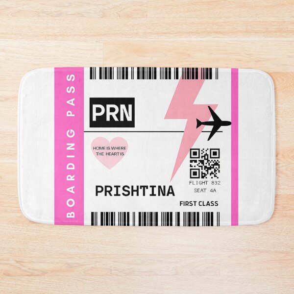 Item preview, Prishtina Kosovo Boarding Pass designed and sold by moira-gooch.