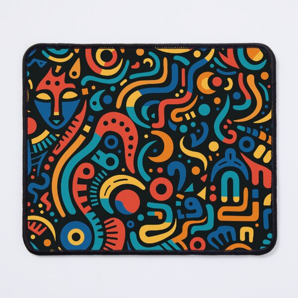Item preview, Vibrant Afrofuturist Pattern | African Abstract Art designed and sold by MammothArt.