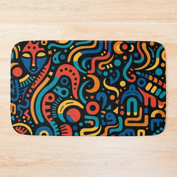 Item preview, Vibrant Afrofuturist Pattern | African Abstract Art designed and sold by MammothArt.