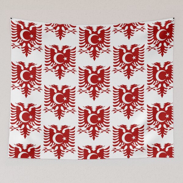 Item preview, Turkey Albania Flag designed and sold by moira-gooch.