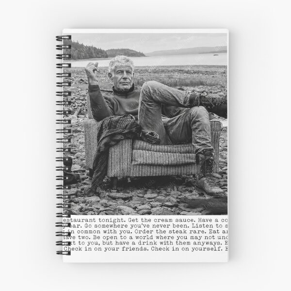 Item preview, Anthony Bourdain Quote Enjoy the Ride designed and sold by LuluLeb.