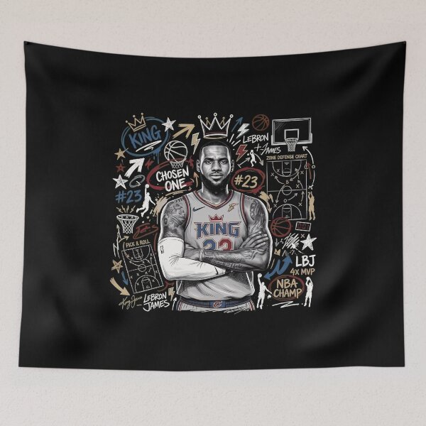 Item preview, Basketball Legend King Icon Art designed and sold by TracyLyon65250.
