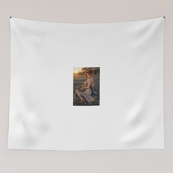 Item preview, Fortana Valentina in bluebonnet field designed and sold by CathryneDelamort.