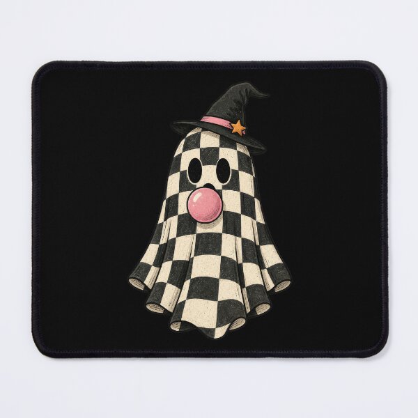 Item preview, Vintage Halloween Spooky Ghost Checkered Witch designed and sold by Timeless Bond Designs.