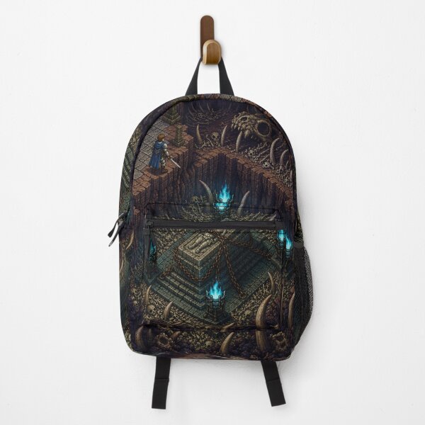 Item preview, Dark Fantasy Pixel Art: Sunken Bone Crypt designed and sold by bapupa.