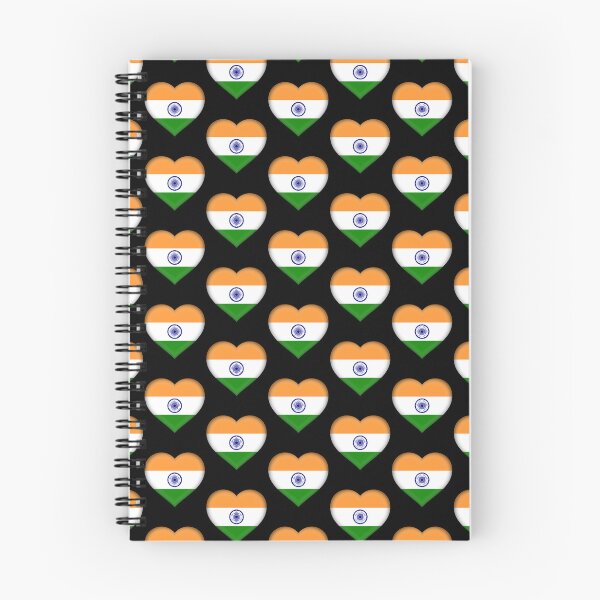 Item preview, India Flag Heart 3D Indian Heritage Love Gift Design designed and sold by yazdogs.