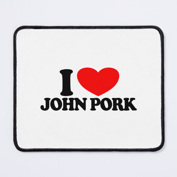 Item preview, I Love John Pork Red Heart John Pork Meme John Pork Gear designed and sold by tamiya-mortimer.