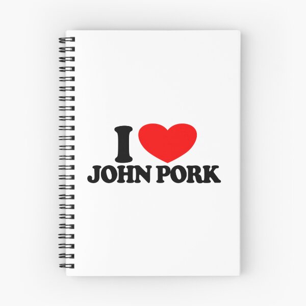 Item preview, I Love John Pork Red Heart John Pork Meme John Pork Gear designed and sold by tamiya-mortimer.