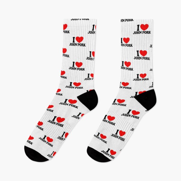 Item preview, I Love John Pork Red Heart John Pork Meme John Pork Gear designed and sold by tamiya-mortimer.