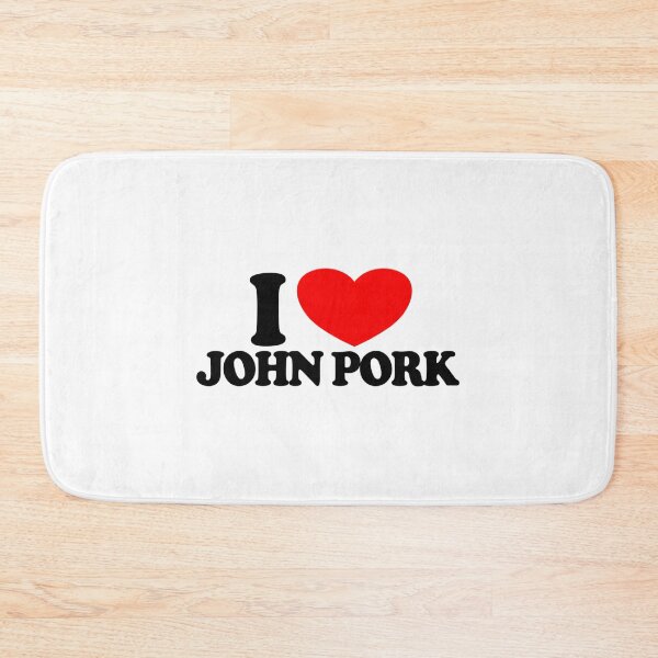Item preview, I Love John Pork Red Heart John Pork Meme John Pork Gear designed and sold by tamiya-mortimer.