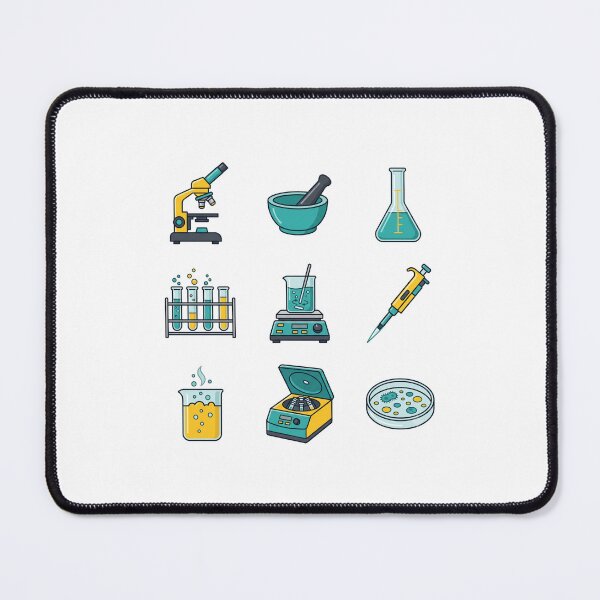 Item preview, Chemistry Lab Equipment Microscope Centrifuge Science Sticker Pack designed and sold by mood-draftsman.