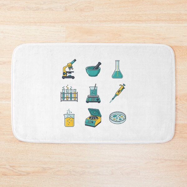 Item preview, Chemistry Lab Equipment Microscope Centrifuge Science Sticker Pack designed and sold by mood-draftsman.