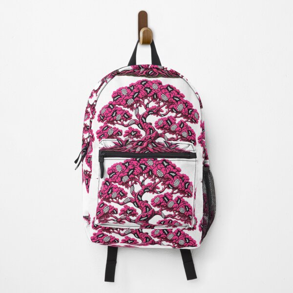 Item preview, Pink African Pattern Tree of Life – Bold Tribal Botanical Art Description designed and sold by Awarrie.