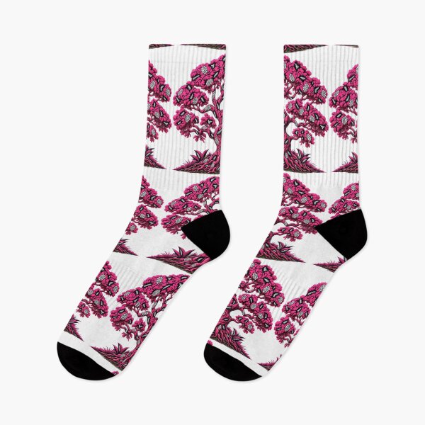 Item preview, Pink African Pattern Tree of Life – Bold Tribal Botanical Art Description designed and sold by Awarrie.
