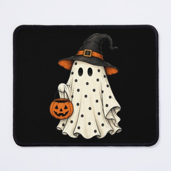 Item preview, Vintage Halloween Spooky Ghost Witch Hat designed and sold by Timeless Bond Designs.