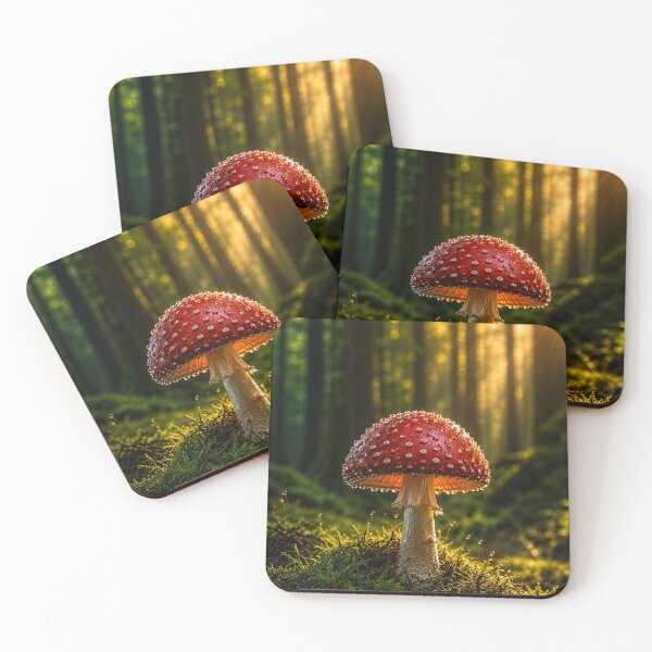 Item preview, Magical Forest Mushroom at Dawn – Enchanted Nature designed and sold by ZYVARENNE.