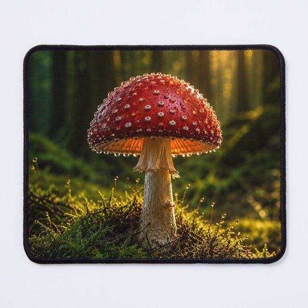 Item preview, Magical Forest Mushroom at Dawn – Enchanted Nature designed and sold by ZYVARENNE.