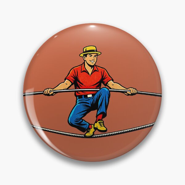 Item preview, Funambulista de circo vintage, arte pop designed and sold by Creatby7030.