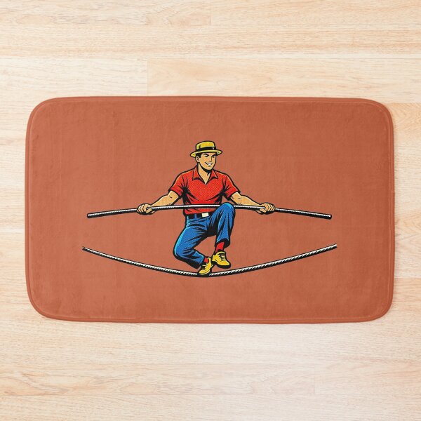 Item preview, Vintage Circus Tightrope Walker Pop Art designed and sold by Creatby7030.