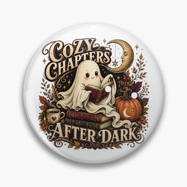 Artikelvorschau, Cozy Chapters After Dark - Spooky Reading Ghost entworfen und verkauft von BackTWO.