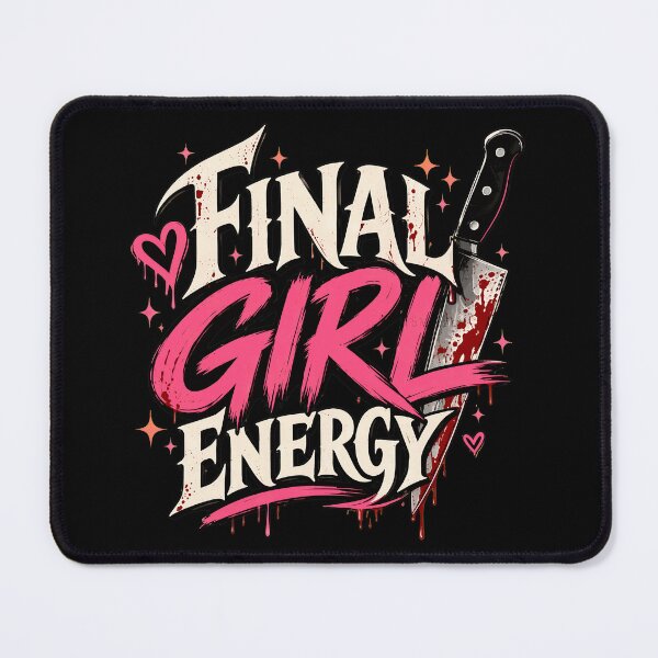 Item preview, Final Girl Energy Horror Graphic designed and sold by LuisSalaz36097.
