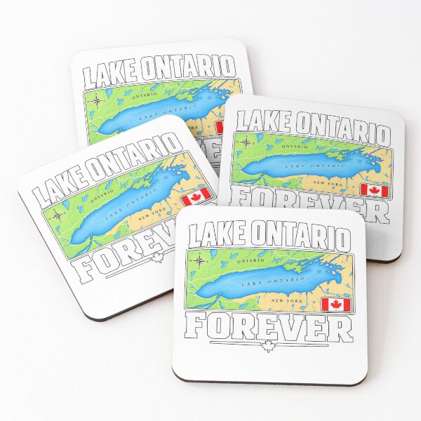 Item preview, Lake Ontario Forever Canada Map designed and sold by KireVeronica.
