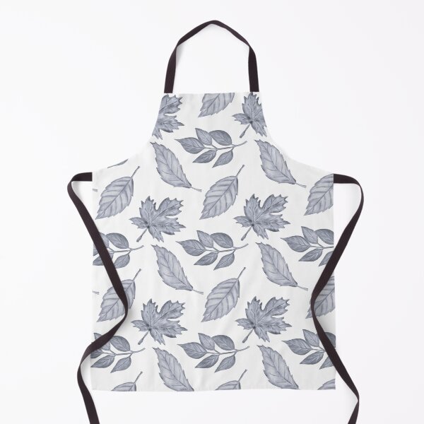 Item preview, Slate Blue Maple Leaf Pattern | Minimalist Botanical Art designed and sold by Jyoti Digital Artist.