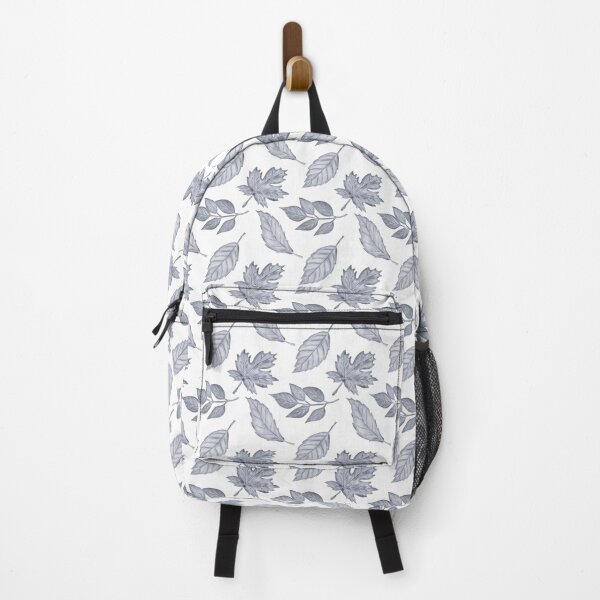 Item preview, Slate Blue Maple Leaf Pattern | Minimalist Botanical Art designed and sold by Jyoti Digital Artist.