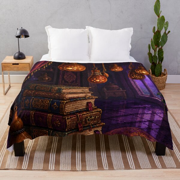 Item preview, Fantasy Pixel Art: Amethyst Cave Nook designed and sold by bapupa.