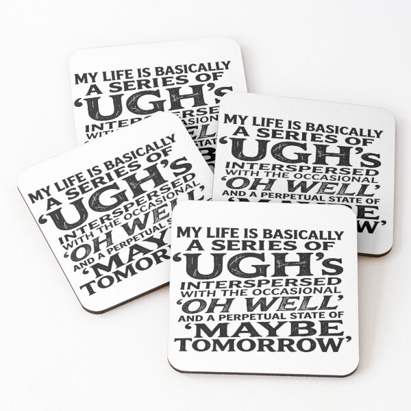 Item preview, Relatable typography with humor over white. designed and sold by Solomon-Ent-144.